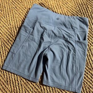 Athleta Girl Stash Your Treasure Sky Blue Active Shorts